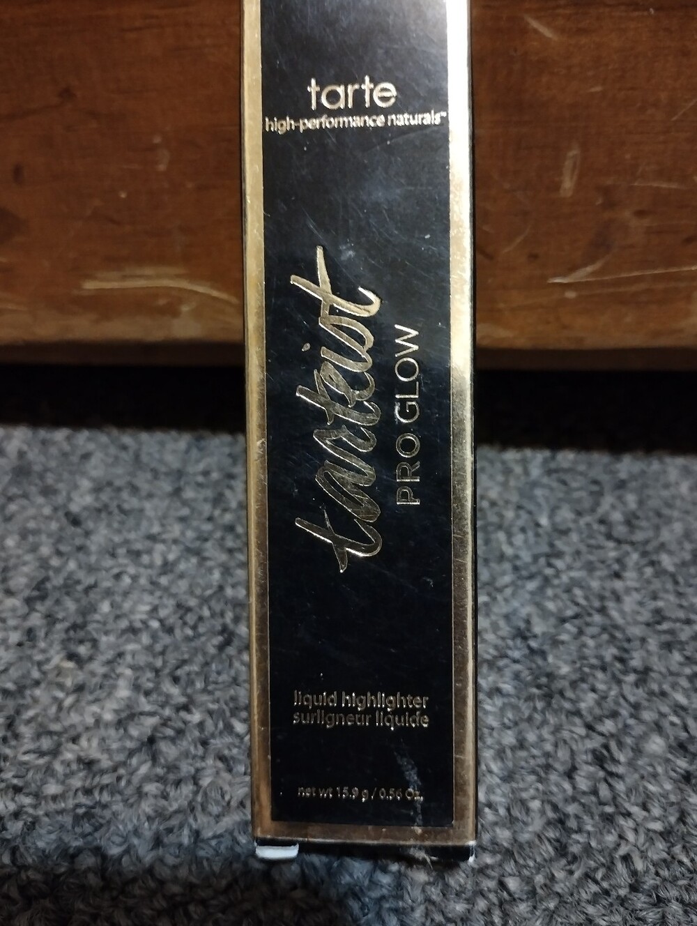 tarte Pro Glow Liquid Highlighter - Gold Packaging